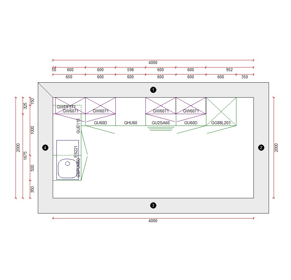 Hoekkeuken Premium 16A wit 365x165cm - voorgemonteerd - met toestellen - vitrokeramische kookplaat en inox wanddampkap