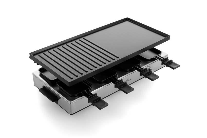 Gourmet en raclette Dagelijkse Kost GreenPan Chefs Collection PFAS-vrij zwart 52,6x24,1x15,4cm Gourmet en raclette Dagelijkse Kost GreenPan Chefs Collection PFAS-vrij zwart 52,6x24,1x15,4cm