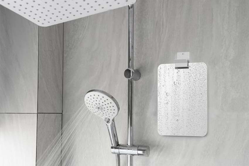 Douchespiegel Zack Potes rechthoek anti-condens 23,2x16cm