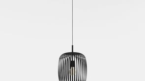 Hanglamp Roma E27 zwart