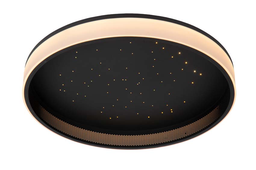 Plafonnier - noir - Ø40cm - dimmable - LED 40W - 2500K/3000K