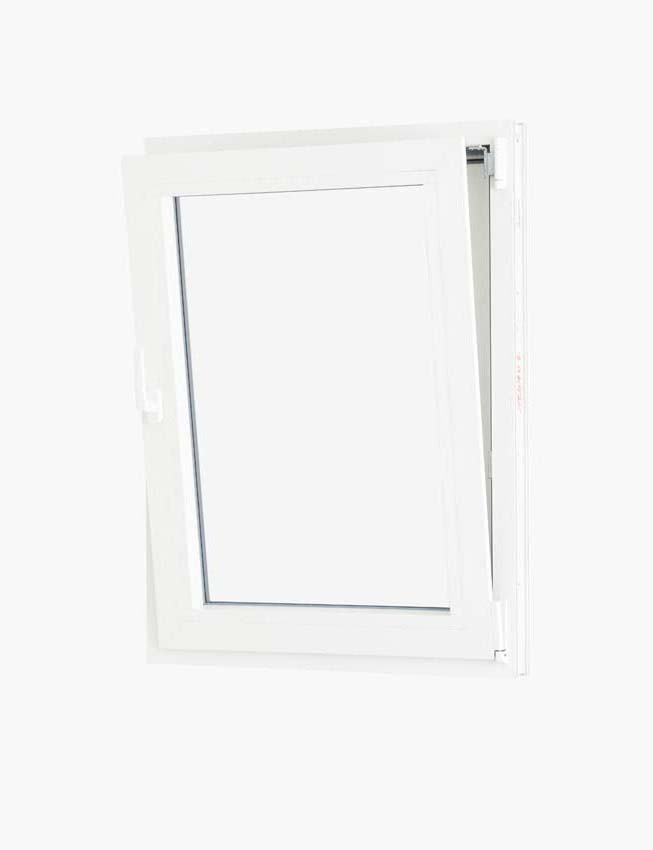 1-VAN Châssis oscillo-battant pvc Elegant blanc/bl B750xH1000 mm D