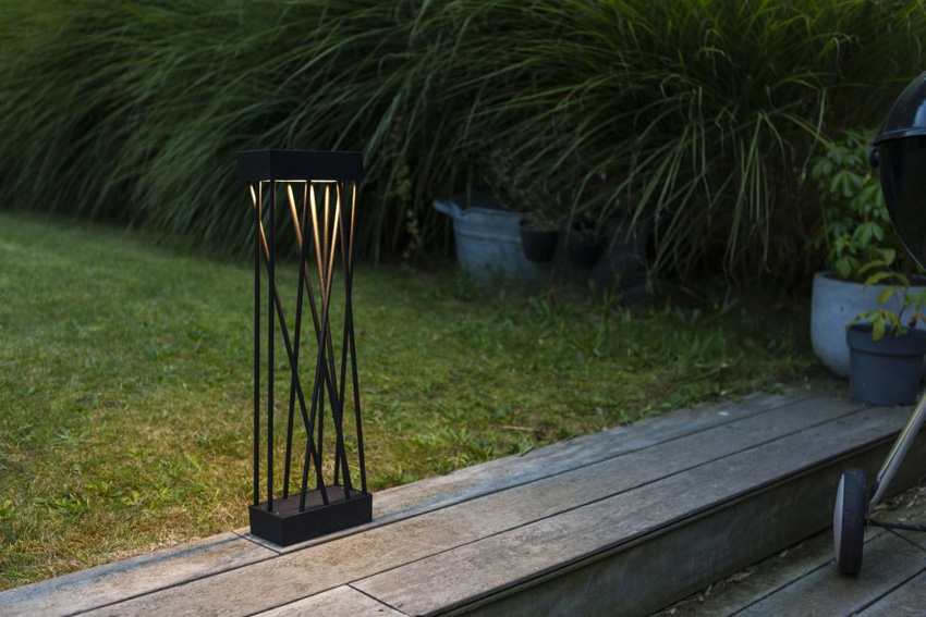 Lanterne - noir - H60cm - LED - 1x10,5W - 3000K - IP54