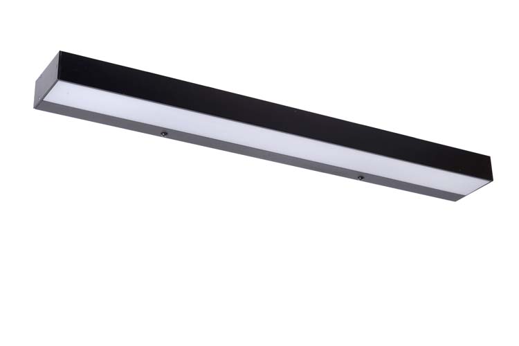 Wandlamp badkamer - zwart - LED - 8W - 3000K - IP44