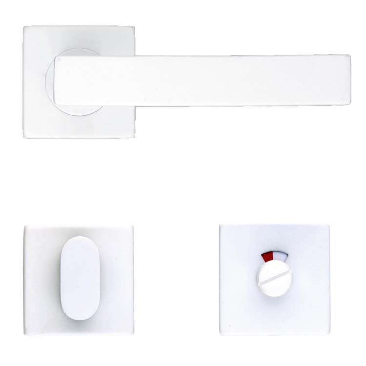 Deurkruk pro trani wit met WC-slot