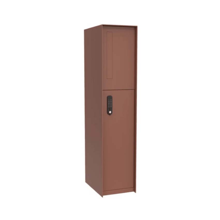 Pakketbrievenbus eSafe Fenix cortenstaal look front connect