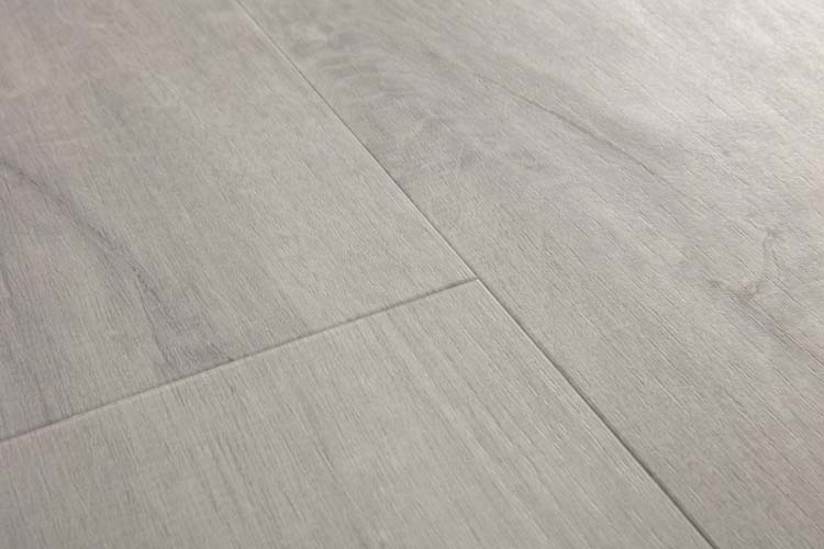 Vinyl Quick-step bloom medium planks 6mm katoen koudgrijze eik lichtgrijs