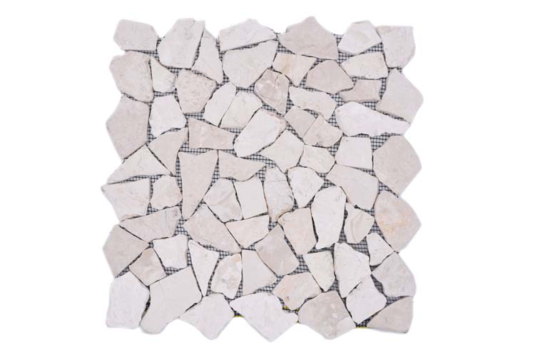 Mozaïek Flagstone ivoor mat 30,5x30,5cm
