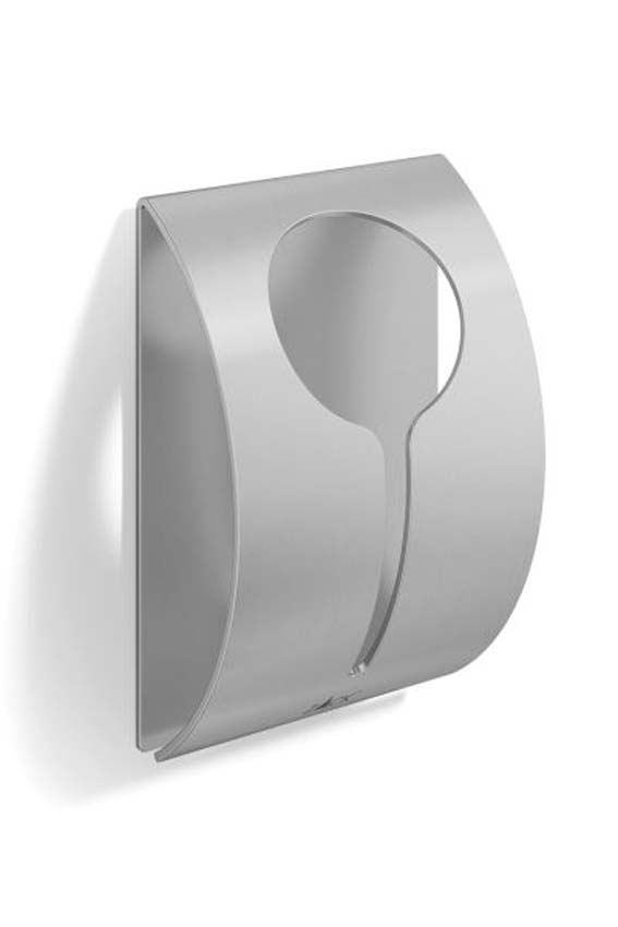 Handdoekklem Zack Peco zelfklevend zilver 5cm
