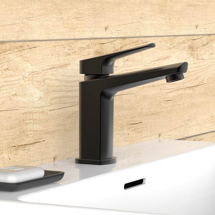 Wastafelkraan Remko mat zwart