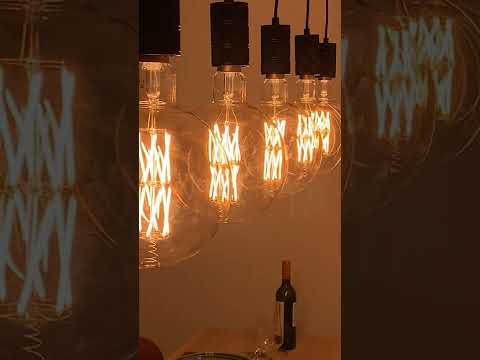 Railverlichting design Béa zwart set 1,8m 5 pendels E27 5x8W