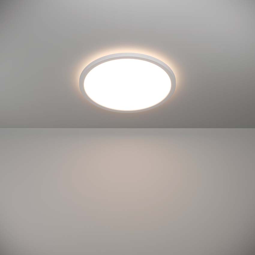 Plafonnière - Wit - Ø39cm - Dimbaar - LED - 1x24W - 2700-6500K - afstandsbediening
