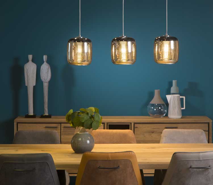 Lucide ERYN - Hanglamp - E27 - Chroom
