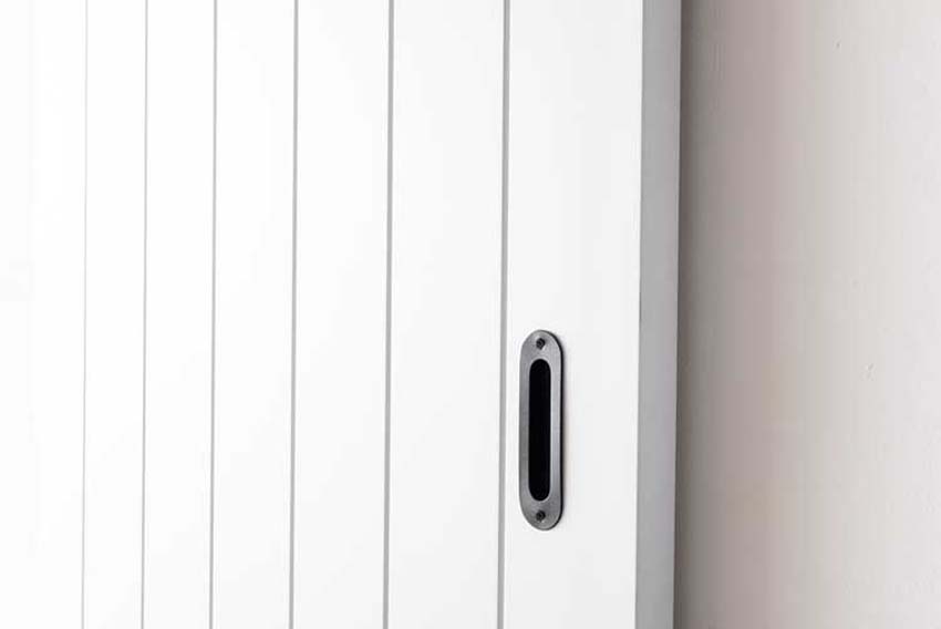 Complete schuifdeur Titus 93x211,5cm spaanplaat + rail antiek - te schilderen