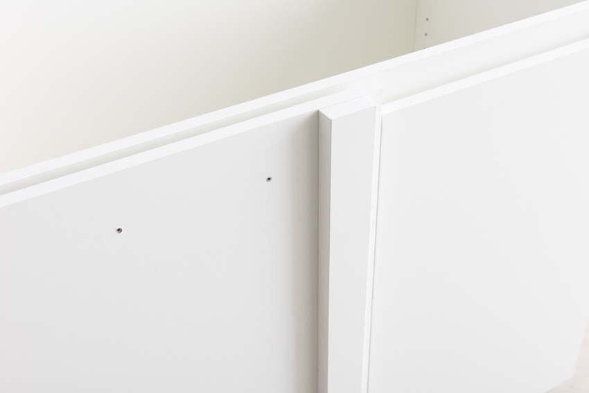 Armoire de cuisine d'angle Plenti blanc 112cm gauche