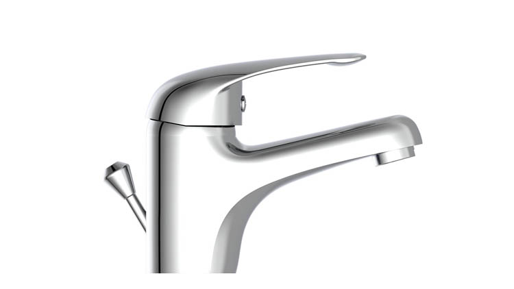 Wastafelkraan Marthe lage druk chroom