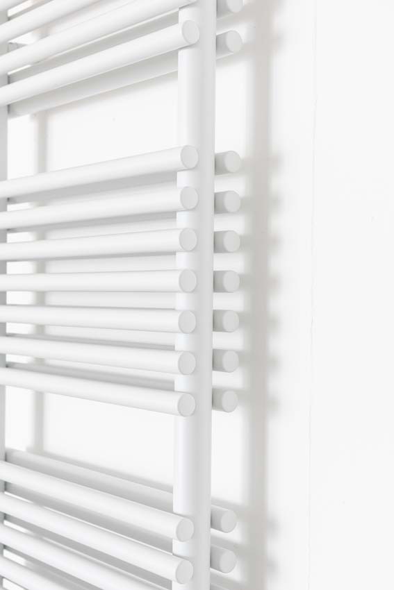 Radiateur sèche-serviettes Doby 180x50cm double blanc 1484W avec élément chauffant