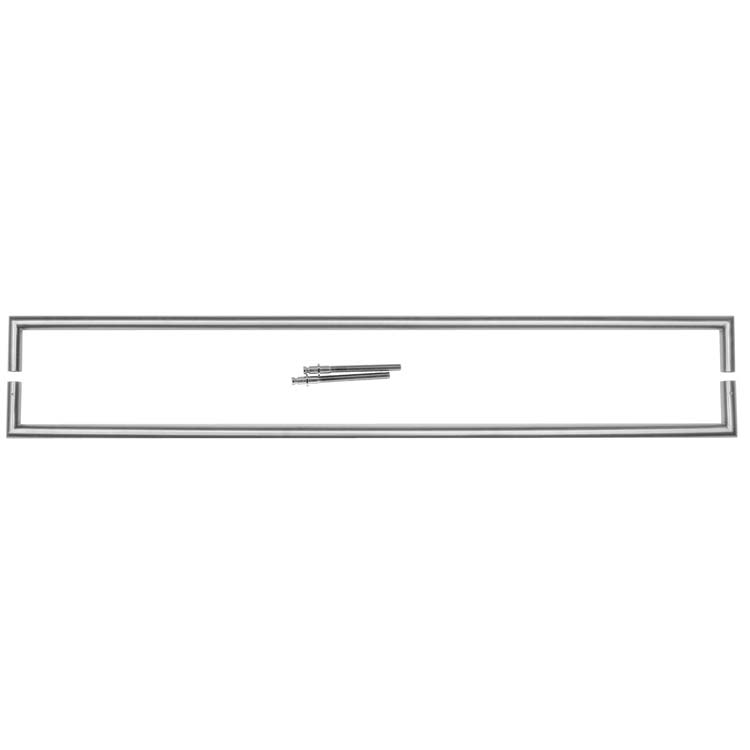 Tirant pro noto rond angles droits 20/1000 inox plus paire ép>3cm