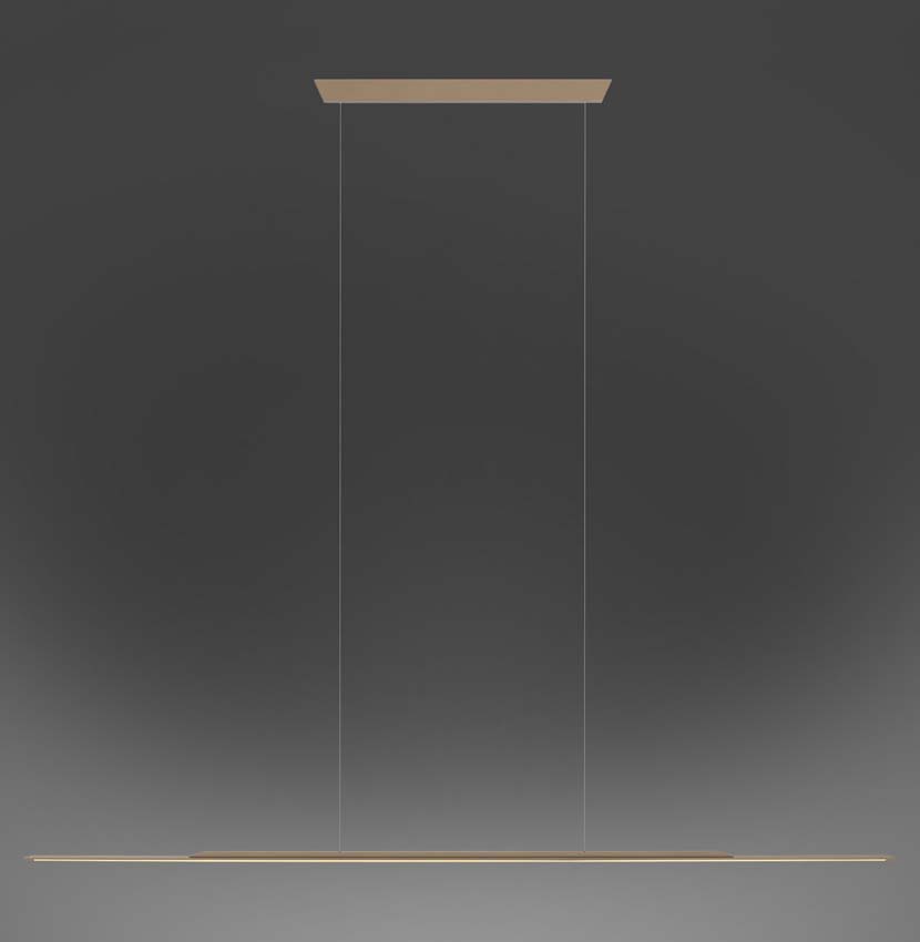 Suspension - Bronze - 160cm - Dimmable - 1x25W - 3000K