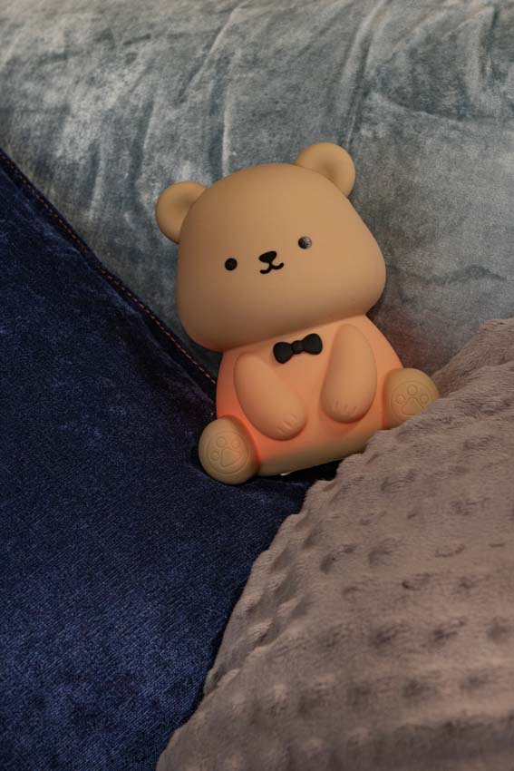 Lucide Essential Pincha Rabbit - Oplaadbare tafellamp kinderkamer - Accu/batterij - LED 3 StepDimbaar - RGB - Wit