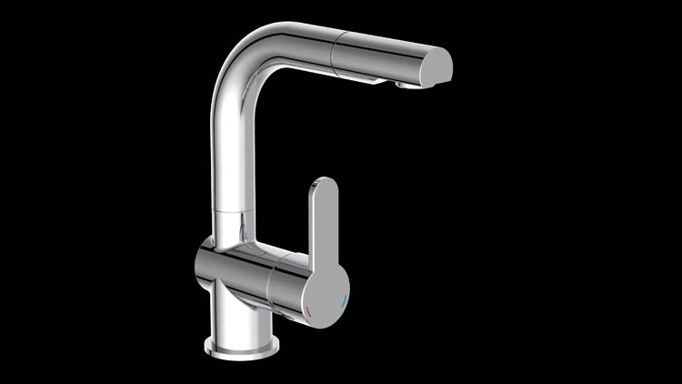 Robinet de lavabo Levi chrome