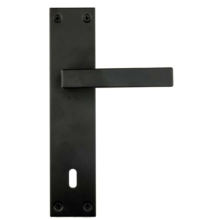 Poignée de porte pro trani plaque noir