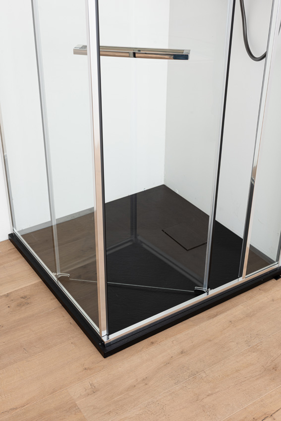 Douche d'angle Ares chrome 90x90x190cm