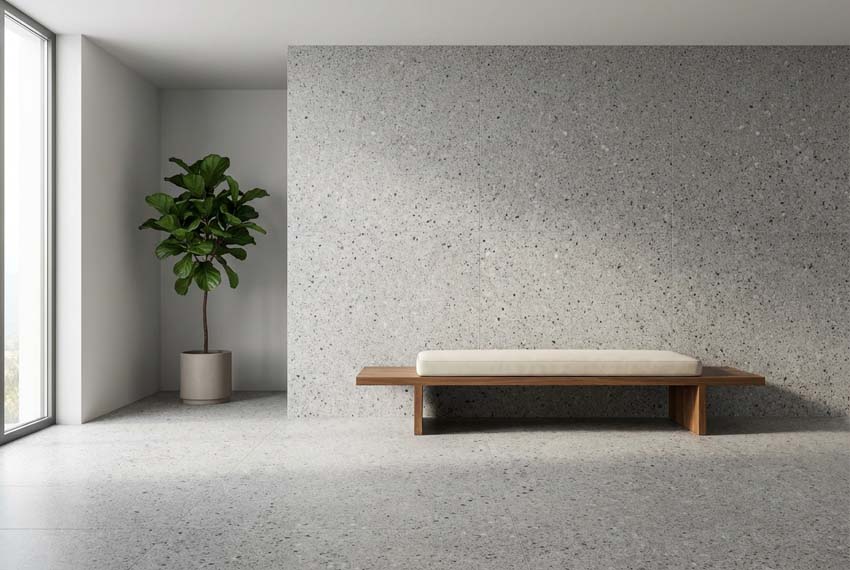 Vloer- en wandtegel Borgo lichtgrijs 60x120cm