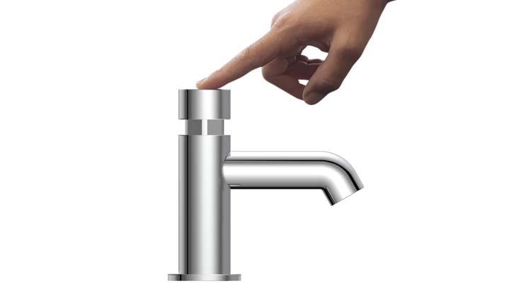 Koudwaterkraan Floris glanzend chroom