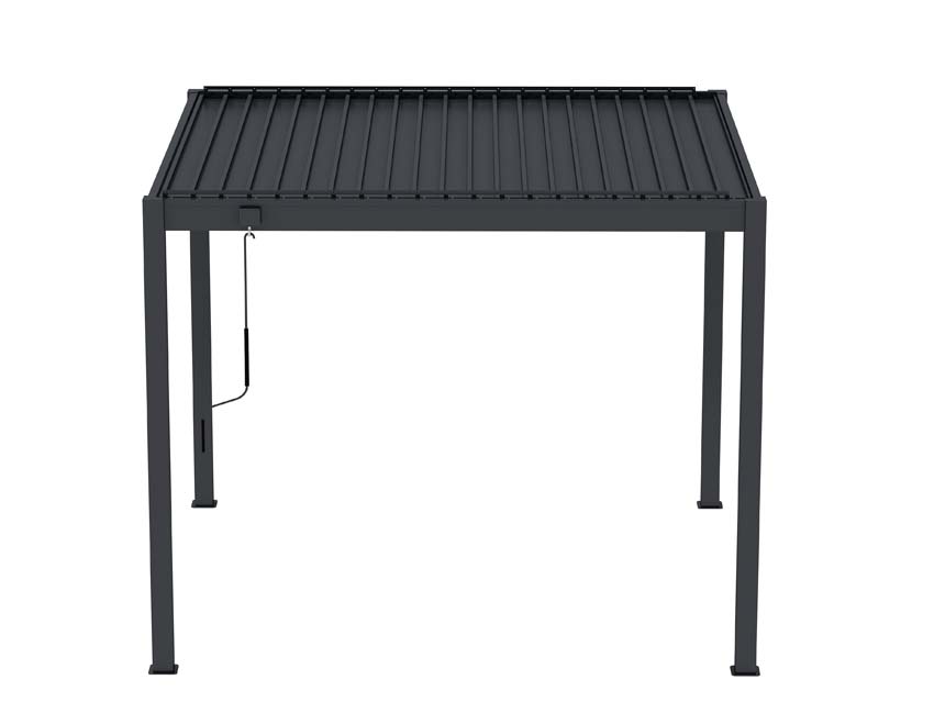 Pergola Olivia aluminium anthracite L400xL300xH250cm manuelle