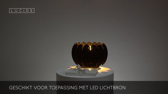 Lucide SPENCER - Tafellamp - Ø 30 cm - 1xE27 - Zwart Lucide SPENCER - Tafellamp - Ø 30 cm - 1xE27 - Zwart