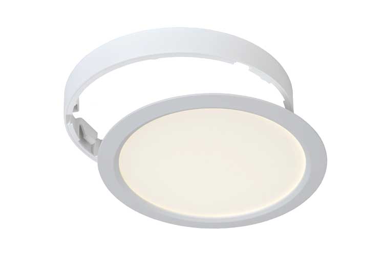Lucide TENDO-LED - Plafonnière - Ø 22 cm - LED - 1x18W 3000K - Wit