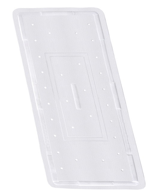 Tapis de douche antidérapant Wenko Florida blanc 36x90cm