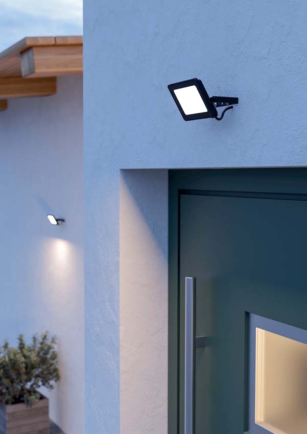 Projecteur LED - Noir - 145x100x25mm - LED - 1x30W - 4000K - IP65