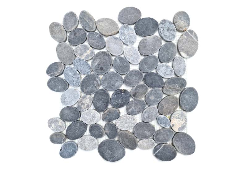 Mosaïque Pebble Ash Grey mat 30,5x30,5cm