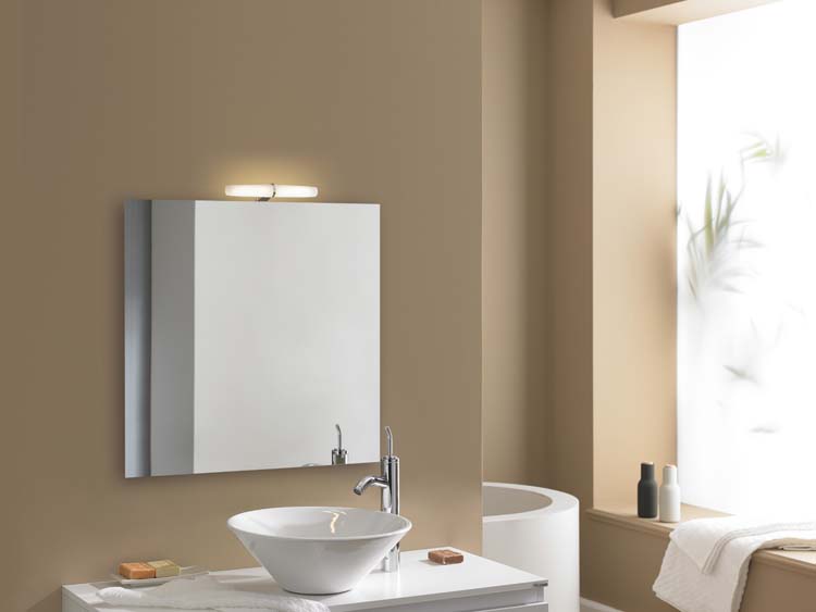 Éclairage de salle de bains  chrome  23,3cm  4000K  6W  IP44