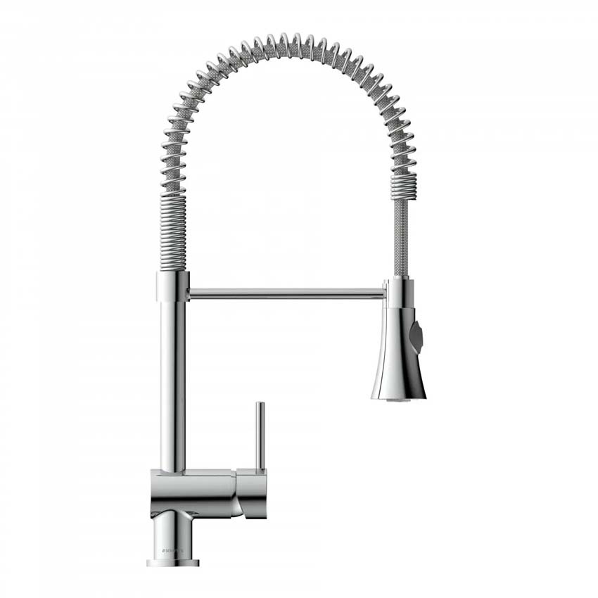 Keukenkraan Chef chroom met uittrekbare uitloop