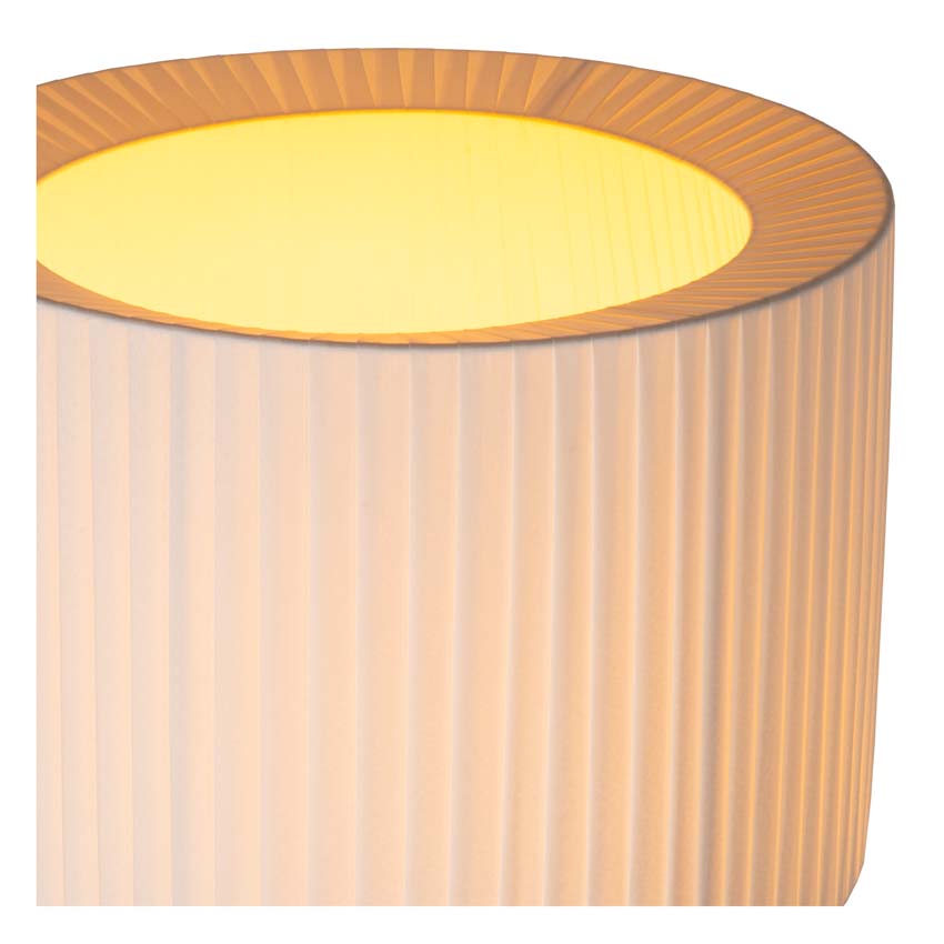 Lucide FOLD - Vloerlamp - Ø 45 cm - 1xE27 - Wit