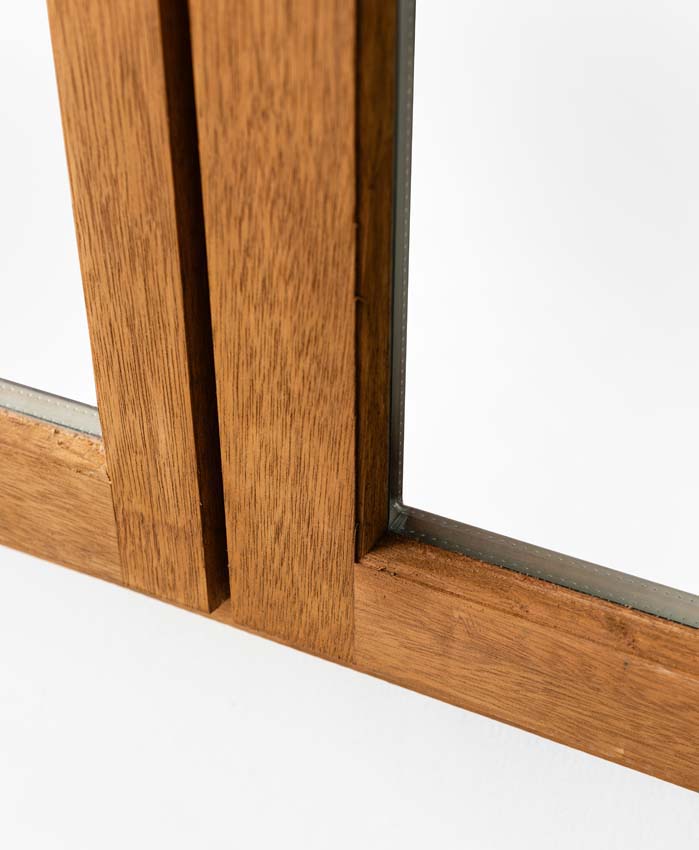 Fenêtre battant bois Meranti Trae 2 vantaux 55mm naturel 1600 x 1400mm Fenêtre battant bois Meranti Trae 2 vantaux 55mm naturel 1600 x 1400mm