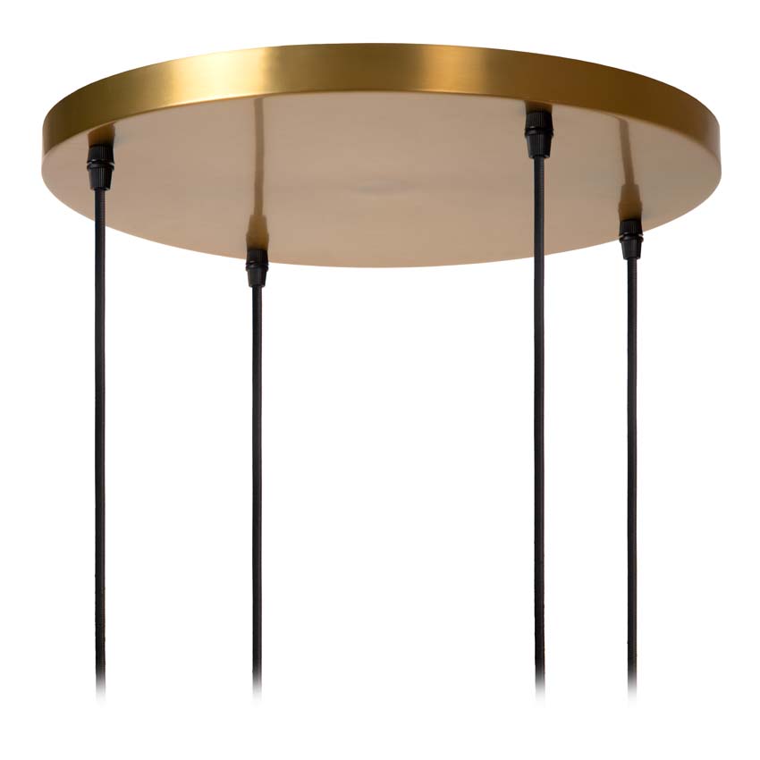 Lucide CINZIA - Hanglamp - Ø 55,5 cm - 4xE27 - Wit