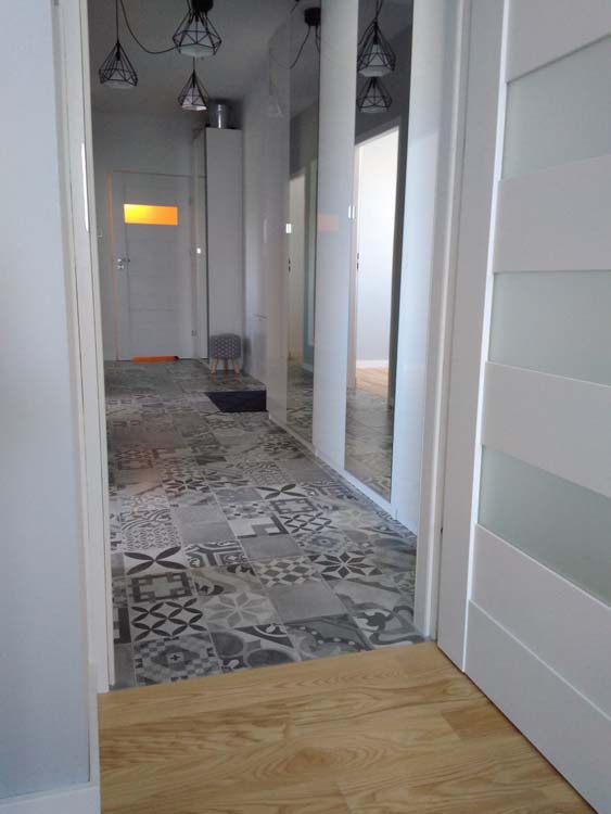 Carrelage de sol et mural Swing Nero à motif gris 60x60cm