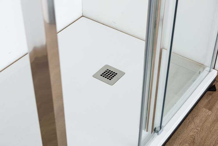 Paroi de douche Ulrich profile chrome 88-90x200cm