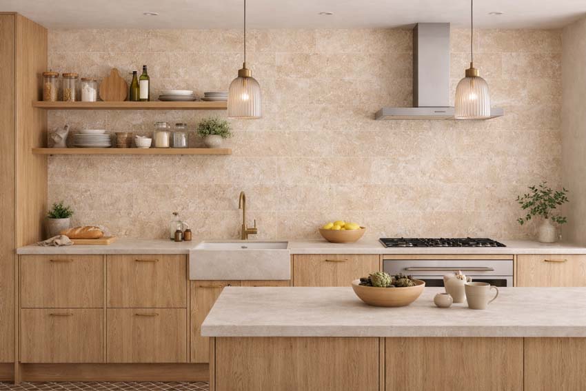 Carrelage mural Toscana mat greige 31x62cm