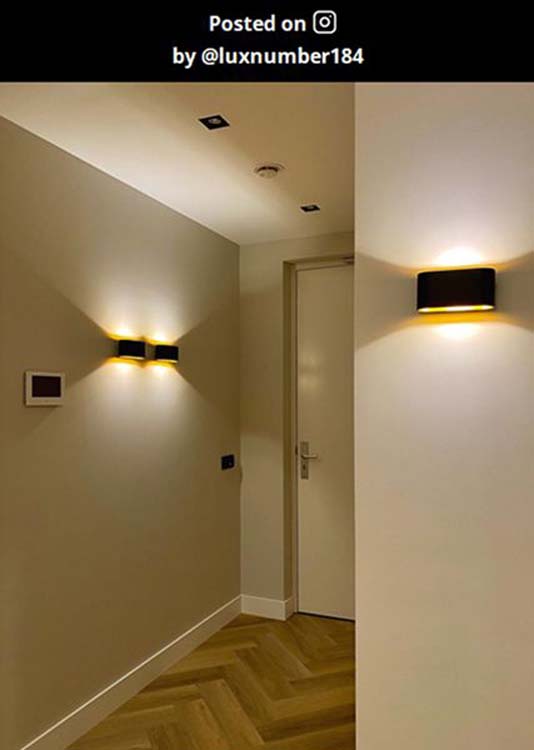 Wandlamp - zwart - 16x8x8cm - dimbaar - G9 - 42W