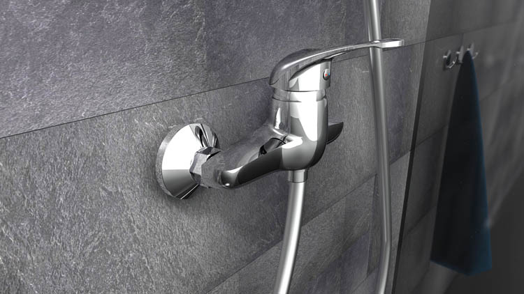 Robinet de douche Carlo chrome Robinet de douche Carlo chrome