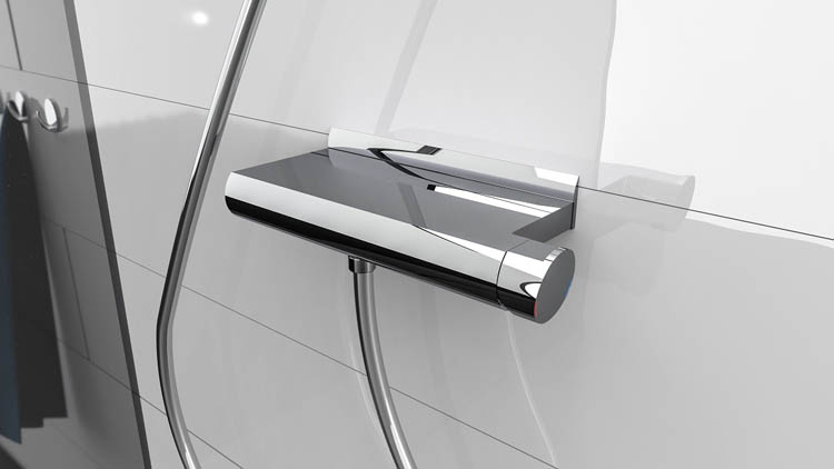 Robinet de douche met plancet Siebren chrome Robinet de douche met plancet Siebren chrome