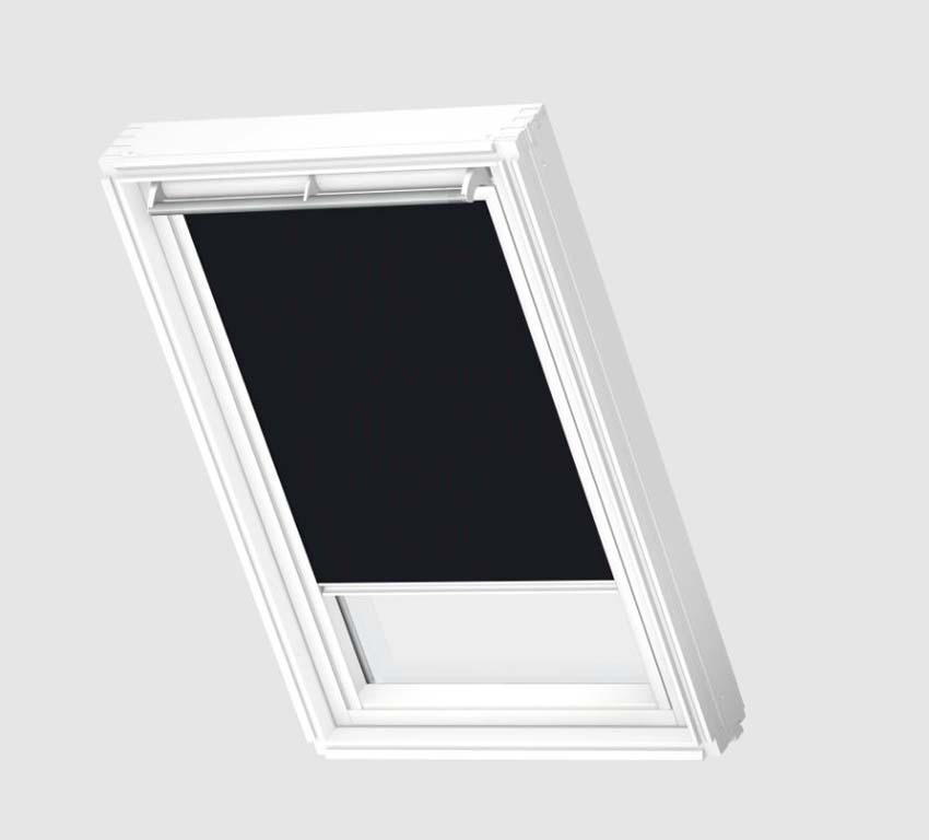 Store enrouleur Velux occultant à commande manuelle noir MK06 3009SWL