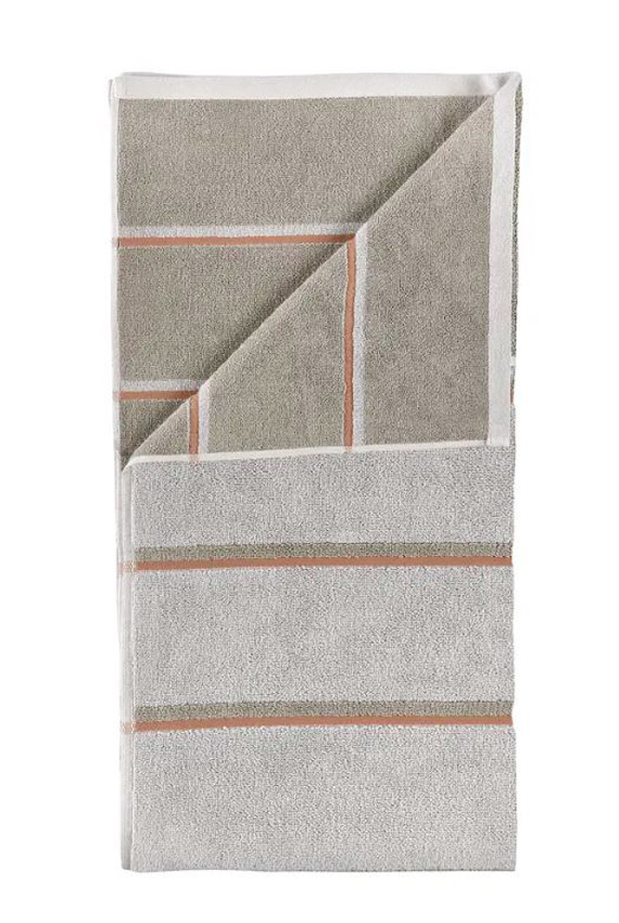 Serviette de toilette Zone Denmark Ume coton gris-vert 70x140cm