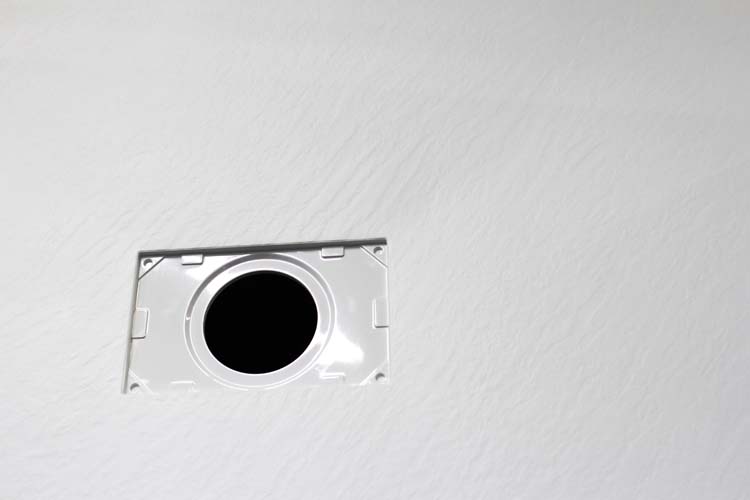 Receveur de douche Moby SMC blanc mat aspect ardoise 160x90cm