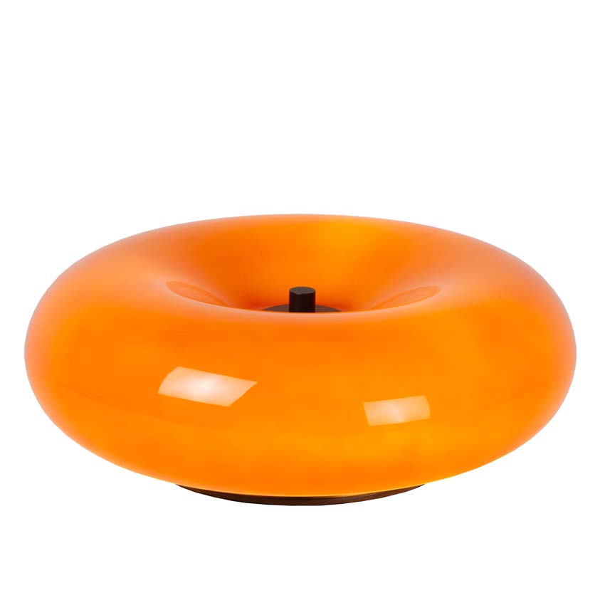 Lucide Sentino - Tafellamp - Ø29,5cm - 3xG9 - Oranje
